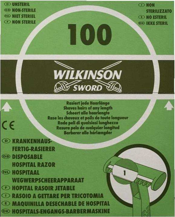 Immagine prodotto Wilkinson Rasoio da ospedale monouso 100 pz