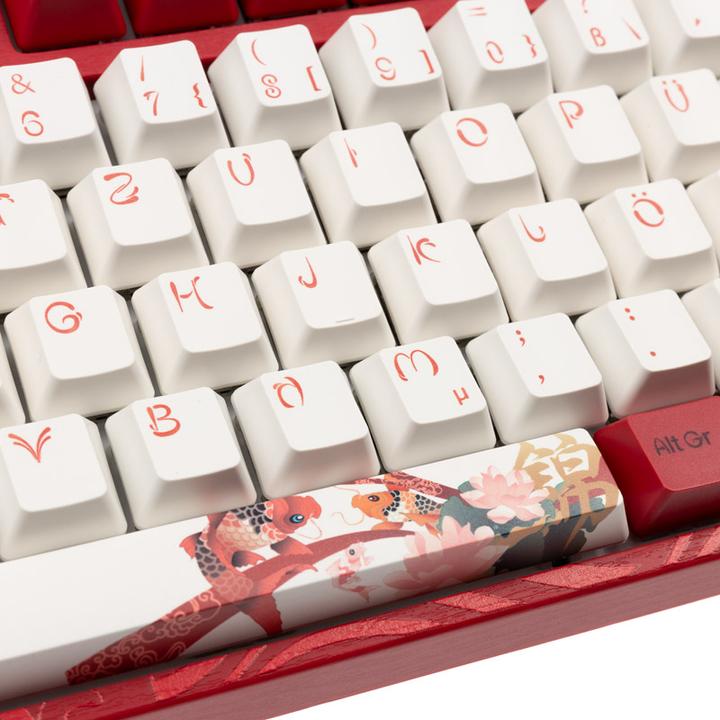 Actual product image Varmilo VEA109 Koi Gaming Keyboard, MX-Brown, white LED (DE, Cable)