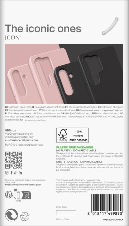 Actual product image Puro Backcover (Samsung Galaxy S25 Ultra)