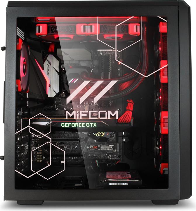 Produktbild Mifcom Battlebox Titan Xp (Intel Core i7-7700K, 32 GB, 500 GB, Titan Xp)