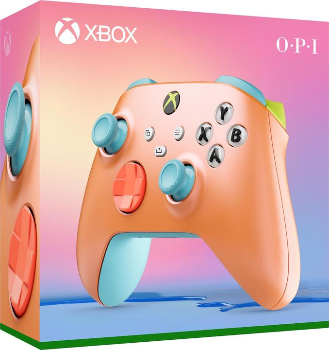Image du produit Microsoft Manette sans fil Xbox - Sunkissed Vibes OPI (édition spéciale) (Xbox Series X, Xbox Series S, Xbox One X, Xbox One S, PC)