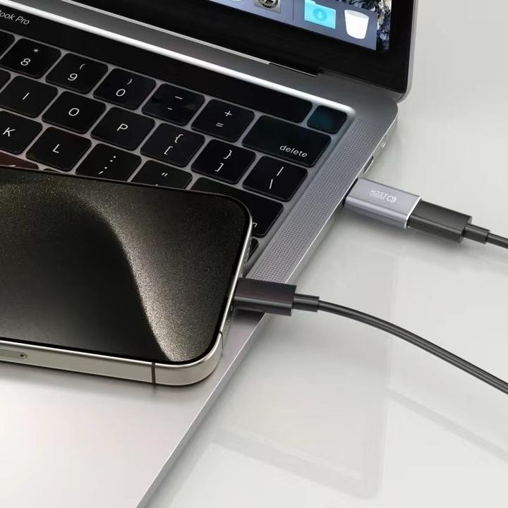 Immagine prodotto Tech-Protect Adattatore UltraBoost USB-C (maschio) / Lightning (femmina) - grigio (USB tipo C, Lightning)