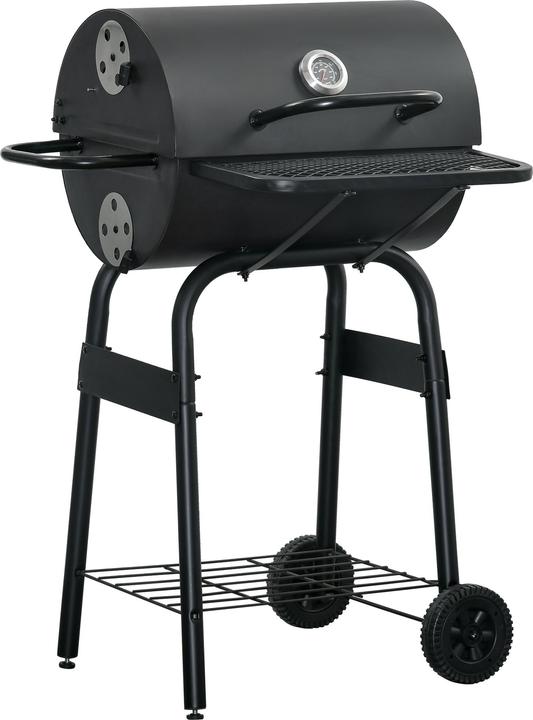 Immagine prodotto Outsunny Griglia per barbecue con coperchio e ripiani (35 cm)