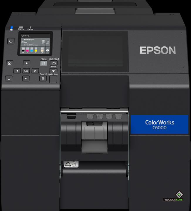 Actual product image Epson ColorWorks CW-C6000Pe - label printer - color - inkjet - roll (11.2 cm (1440000 dpi)