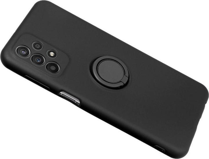 Productafbeelding OEM Back panel cover SILICONE RING case for SAMSUNG A16 5G / A16 4G black