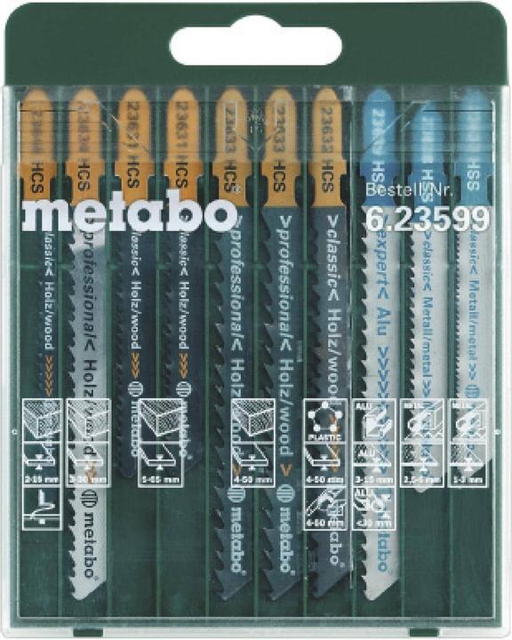 Produktbild Metabo Stichsageblattsortiment Promotion 10-Teilig