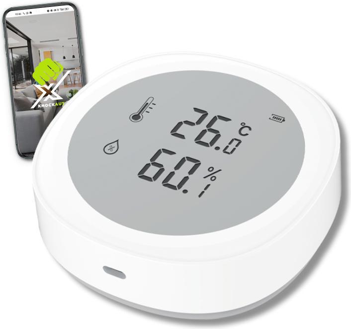 Image du produit KnockautX Capteur de température/d'humidité LCD