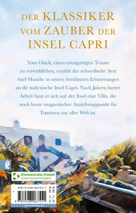 Immagine prodotto Das Buch von San Michele (Tedesco, Axel Munthe, 2022)