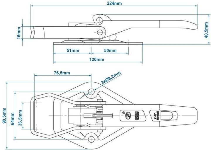 Produktbild ProPlus Exzenterverschluss SPP ZB-05A
