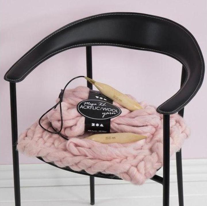 Actual product image Creativ Company Acrylic wool XL pink (15 m)