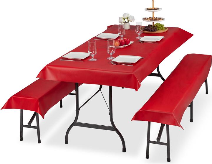 Immagine prodotto Relaxdays Tovaglie, Set 3 (100 x 250 x 0,1 cm)