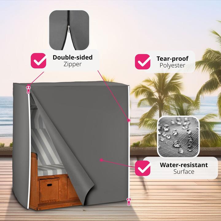 Immagine prodotto tectake Copertura protettiva per sedia da spiaggia