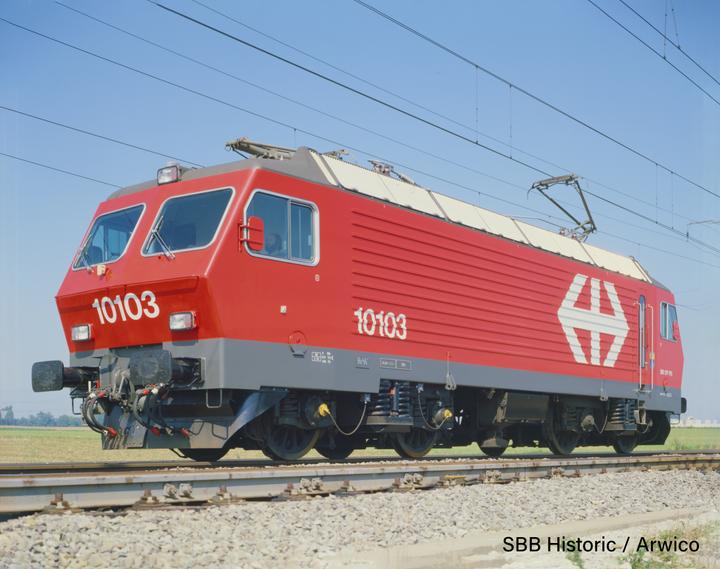Immagine prodotto Hobbytrain Locomotiva elettrica SBB Re 4/4 IV (10103) Ep.IV (Traccia IV)