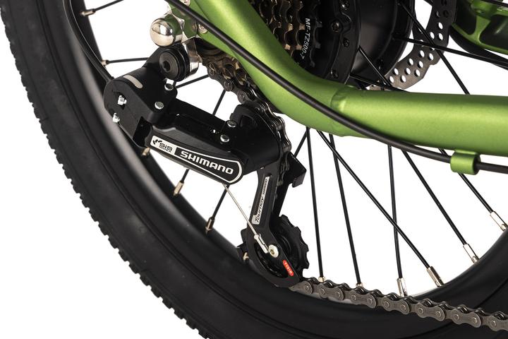 Produktbild Adore E-Citybike 20" Alu Kompaktfahrrad C-200 Compact Bike Heckmotor 45NM / 10,4Ah Metallic-Grün (42 cm)
