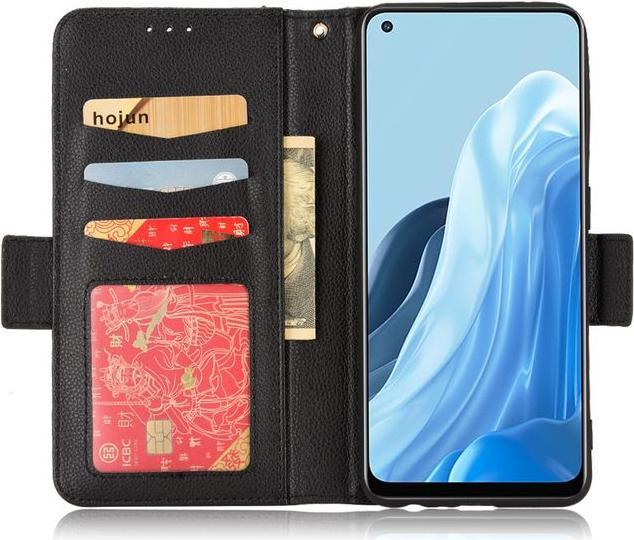 Image du produit MU Classic Série de couvertures de livre en cuir Litchi (Oppo Find X5 Lite, OPPO Reno7 Z 5G)