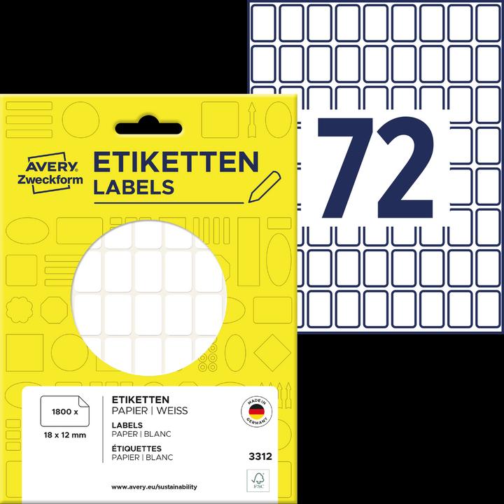 Produktbild Avery Vielzweck-Etiketten