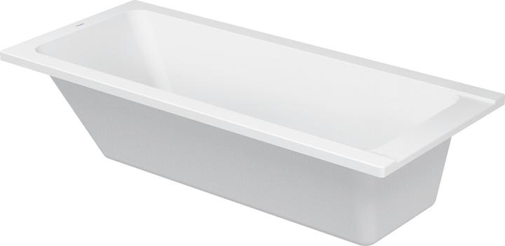 Produktbild Duravit Rechteckbadewanne Krperformbadewanne D-Code 75 x 170 cm wei glatt 700097000000000 (120 l, 170 cm, 75 cm)