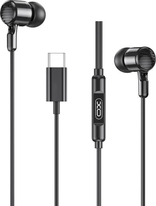 xO wired earphones EP81 USB-C black (Cable)