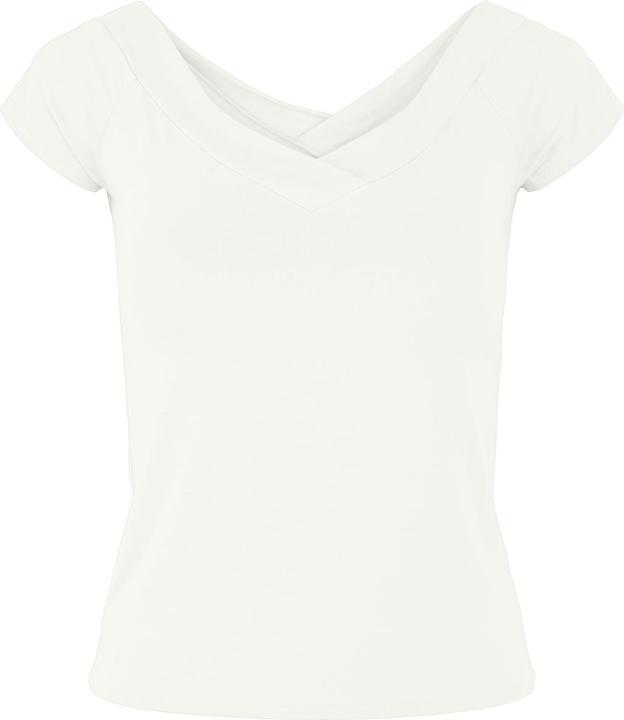 Pieces Pcmaliva Ss Off Shoulder V-Neck Top Noos
