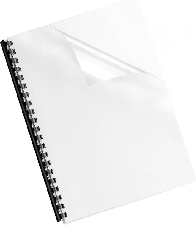 Actual product image Fellowes PVC cover sheets (A4, 150 micron)