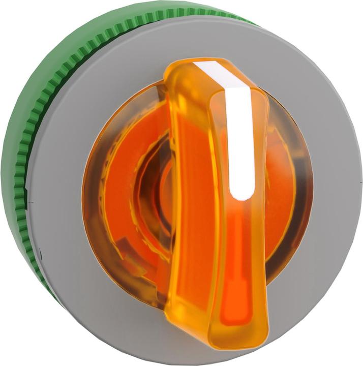 Actual product image Schneider Electric Illuminated selector switch, front, plastic, ZB5FK1353C0