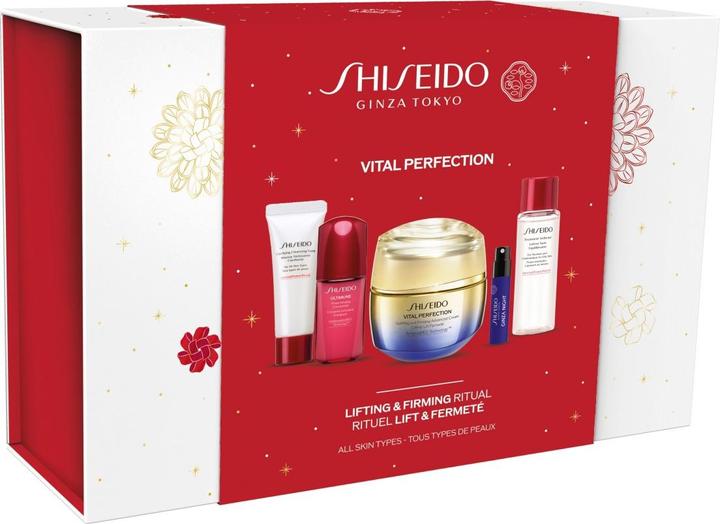 Actual product image Shiseido Gift set Vital Perfection Holiday Kit / /15ml /10ml /0.6ml (Facial care set)