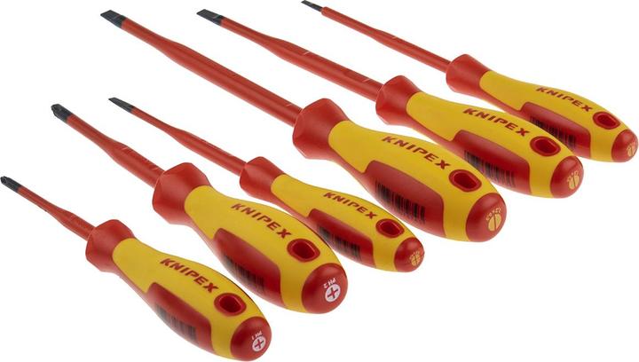 Image du produit Knipex Jeu de tournevis VDE (Vis fendues, Recouvrement cruciforme Phillipps (PH))