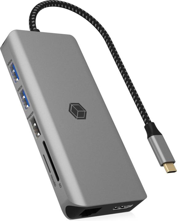 Icy Box Dockingstation 12-in-1 USB Type-C (USB-C, 12 Ports)