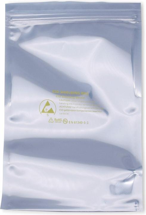 Produktbild Quadrios ESD-Beutel (L x B) 127 mm x 203 mm abschirmend ESD-Kennbuchstabe S 1 (10 Stück)