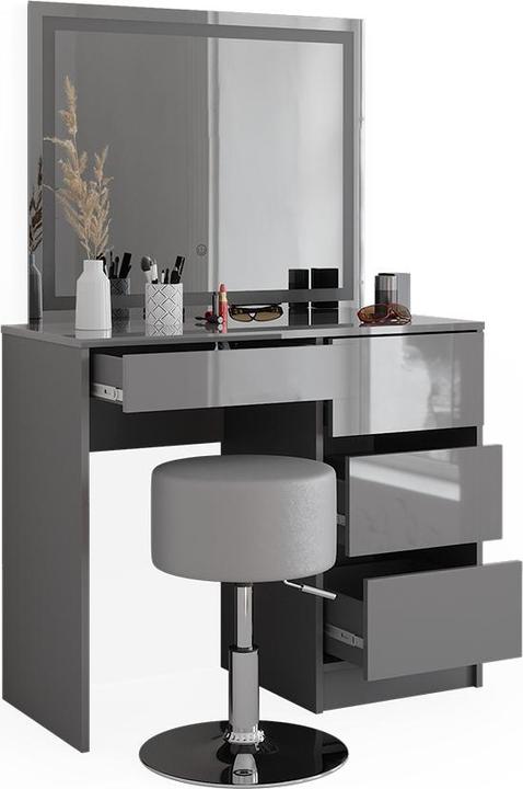 Actual product image Vicco Sherry with stool and lighting (90 x 75 x 40 cm)