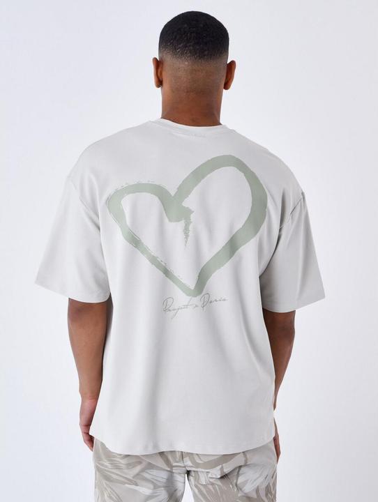 Actual product image Project X Paris embroidered t-hirt project x pari treet heart (S)