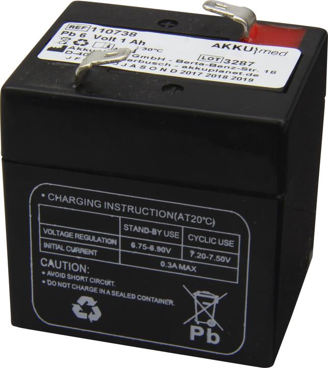 Actual product image XCell Blei Akku passend für Siemens Monitor Sirecust, Sicard 440, 460 (1000 mAh)
