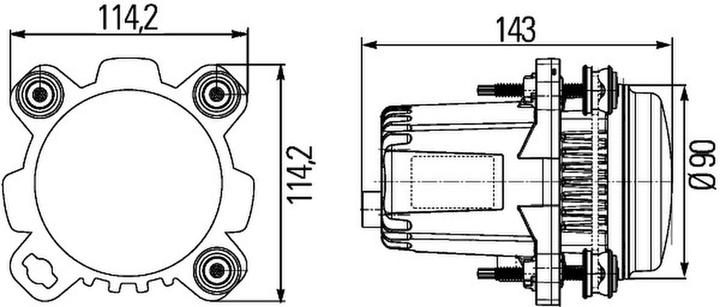 Immagine prodotto Hella Inserto faro destro DE per SCANIA VAN HOOL RENAULT