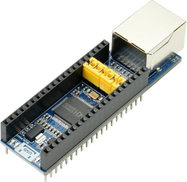 Image du produit WaveShare Convertisseur Ethernet vers UART pour Raspberry Pi Pico