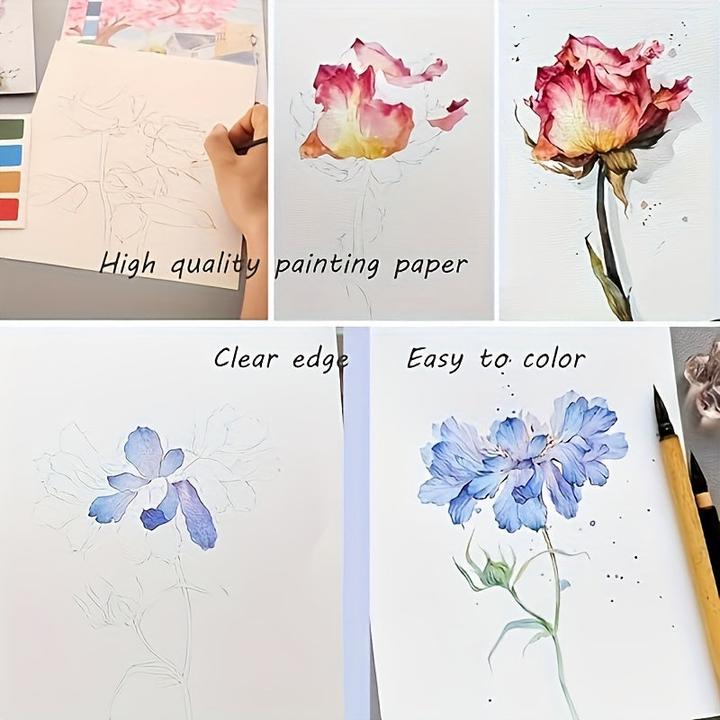 Image du produit Activity Board Kit de peinture aquarelle : Sujet de relaxation DIY, peinture aquarelle, adultes débutants, arts &
