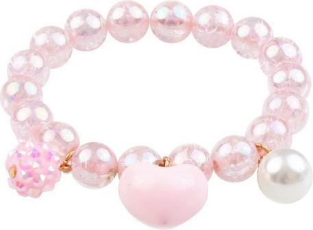 Actual product image Great Pretenders Creative Education84083 Pink Heart Bobble Bracelet