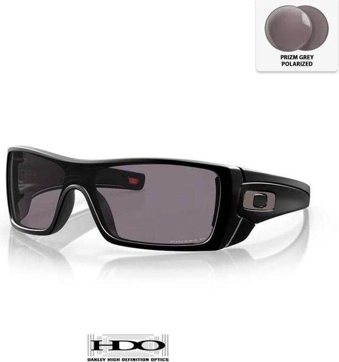 Produktbild Oakley Batwolf Sonnenbrille - Grau polarisierte Prizm Gläser - Schwarzes Gestell