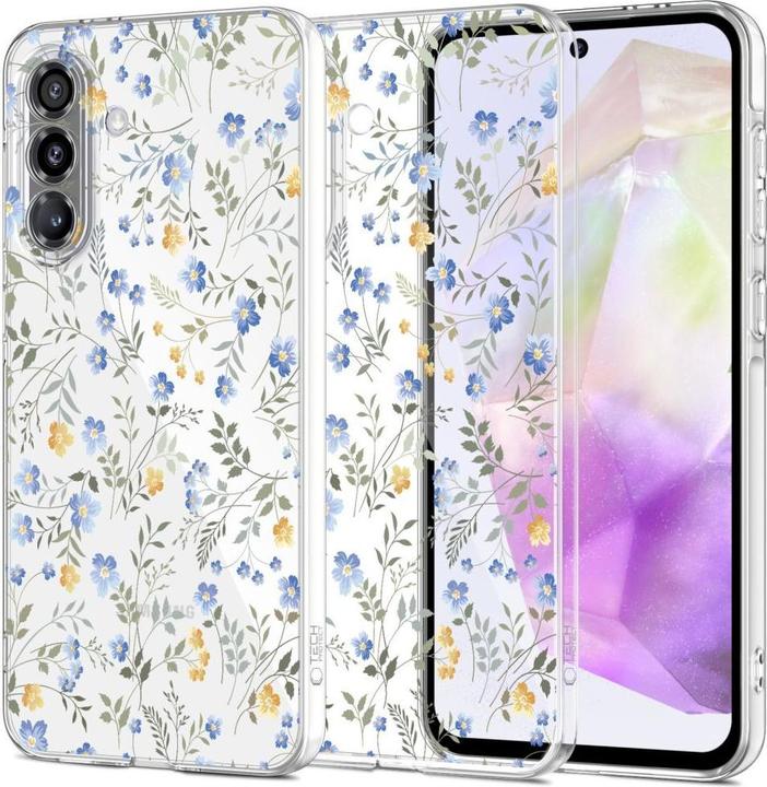 Actual product image Spigen FlexAir Case for Samsung Galaxy A36 5G - Daisies with Leaves (Samsung Galaxy A36)