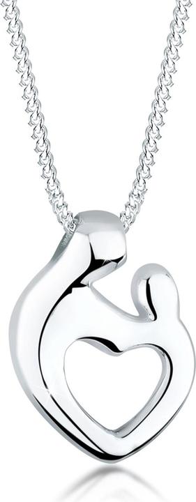 Elli Mutter & Kind Herz Verbundenheit (Sterling Silber, 45 cm)