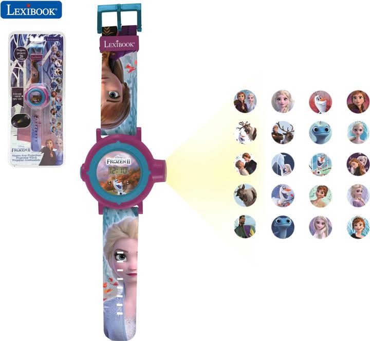 Immagine prodotto Lexibook Disney Frozen - Orologio da proiezione digitale (DMW050FZ) (Inglese)
