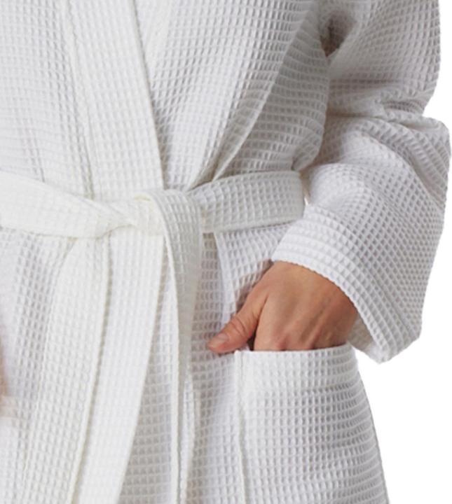 Image du produit Schiesser Piqué gaufré - Coton organique Robe de chambre / Peignoir de bain (S)