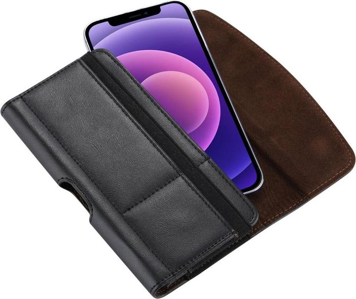 Image du produit Werkstein Universal XXXL Leder Tasche mit Gürtelclip - Schwarz