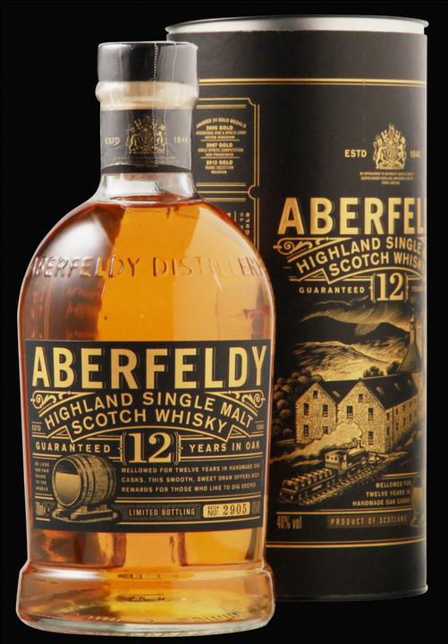Produktbild Aberfeldy 12 Years (Single Malt, Scotch Whisky, 1 x 70 cl)