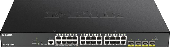 Actual product image D-Link 28-PORT SMART MGD POE+GB SWITCH 4X 10G IN NMS IN WRLS (28 Ports)