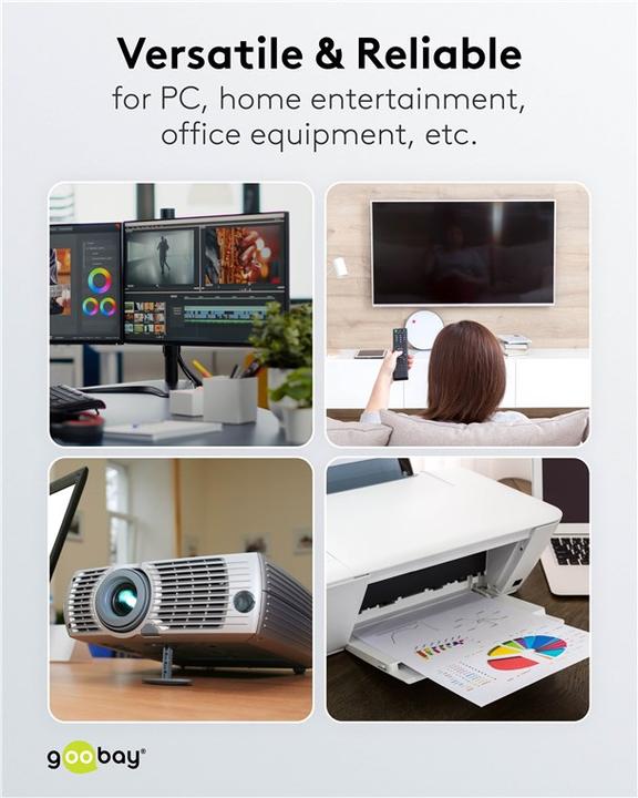 Image du produit Goobay Câble de raccordement pour appareils froids (2 m)