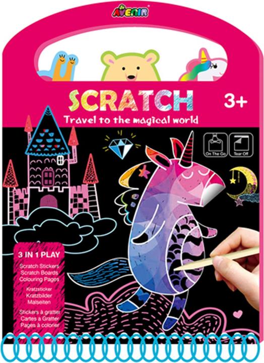Avenir Scratchboard book Magic World