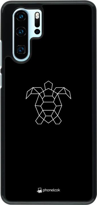 Produktbild PhoneLook Hülle Turtles lines on black (Huawei P30 Pro)