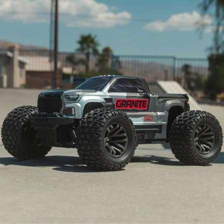 Actual product image Arrma M.TRUCK GRANITE BLX 1:10 4WD EP RTR 223S BLX Brushless - Gun Metal w/DSC (ARR Almost Ready to Run)