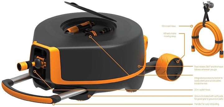 Image du produit Fiskars Waterwheel XL avec roues (27 m)