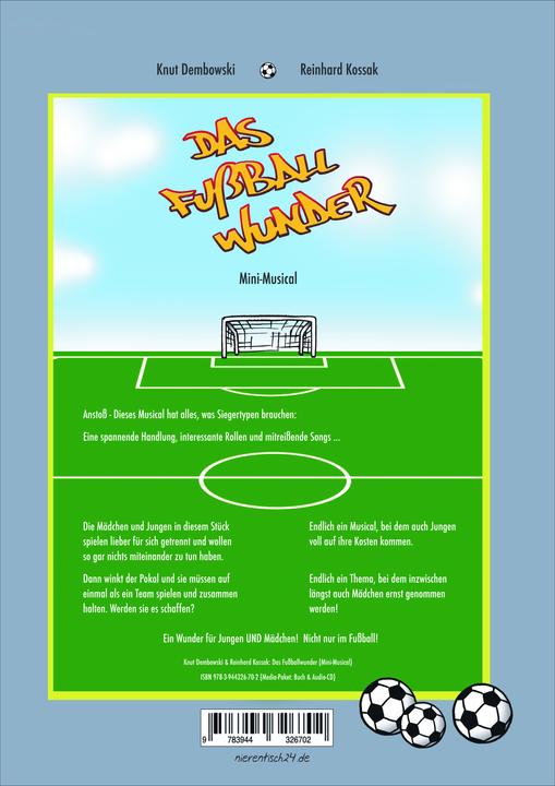 Produktbild Das Fussballwunder (Deutsch, Reinhard Kossak, Knut Dembowski, 2024)